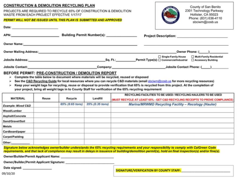 Recycling Guide Snippet