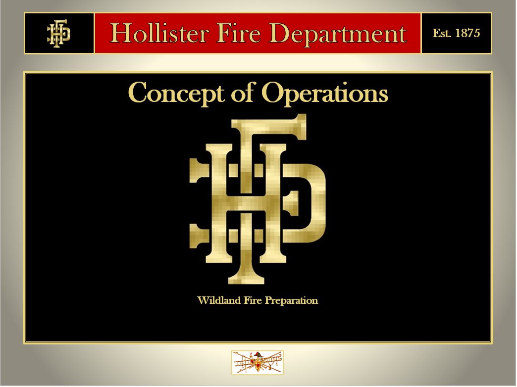 Concept of Operation Wildland fire prep.