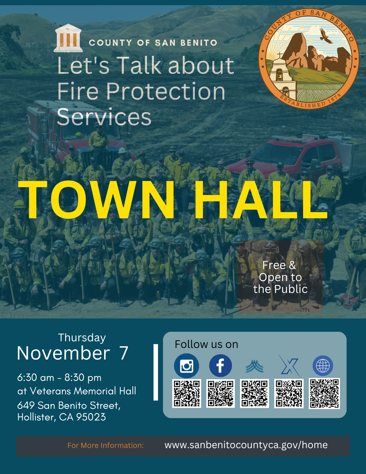 Fire Town Hall Flyer