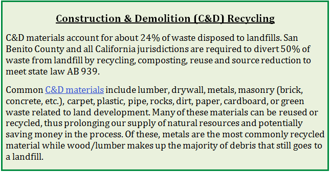 C&D Recycling Blurb